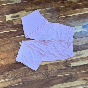 TNA Soft Pink Waffle Knit Pants